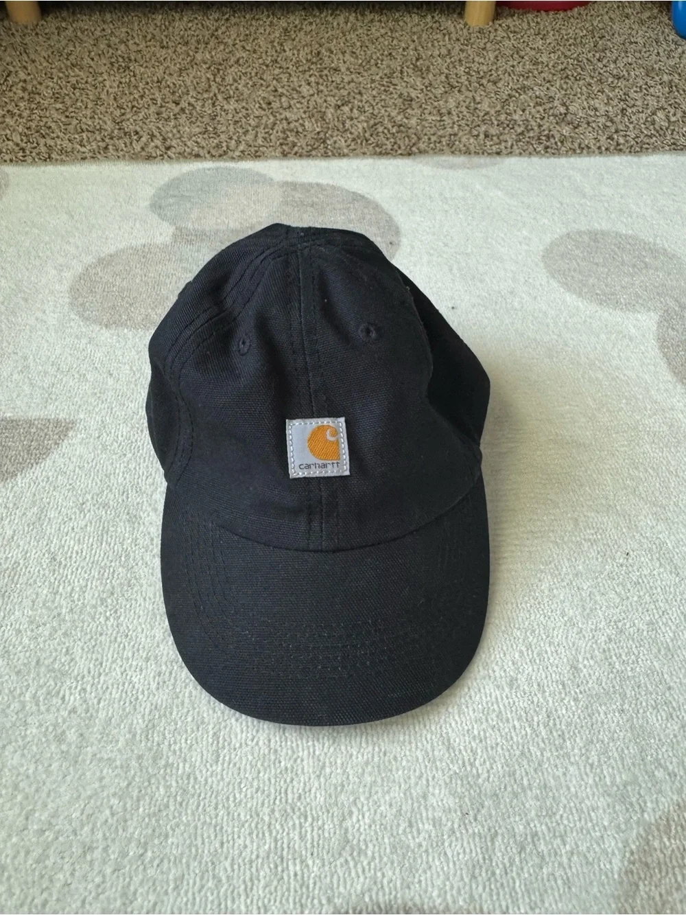 Carhartt Infant Black Cap with Gold Logo